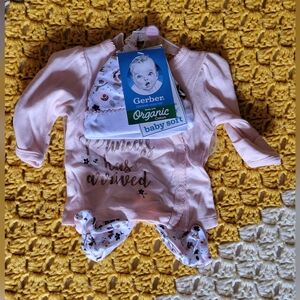 Gerber Pink Baby Matching Set